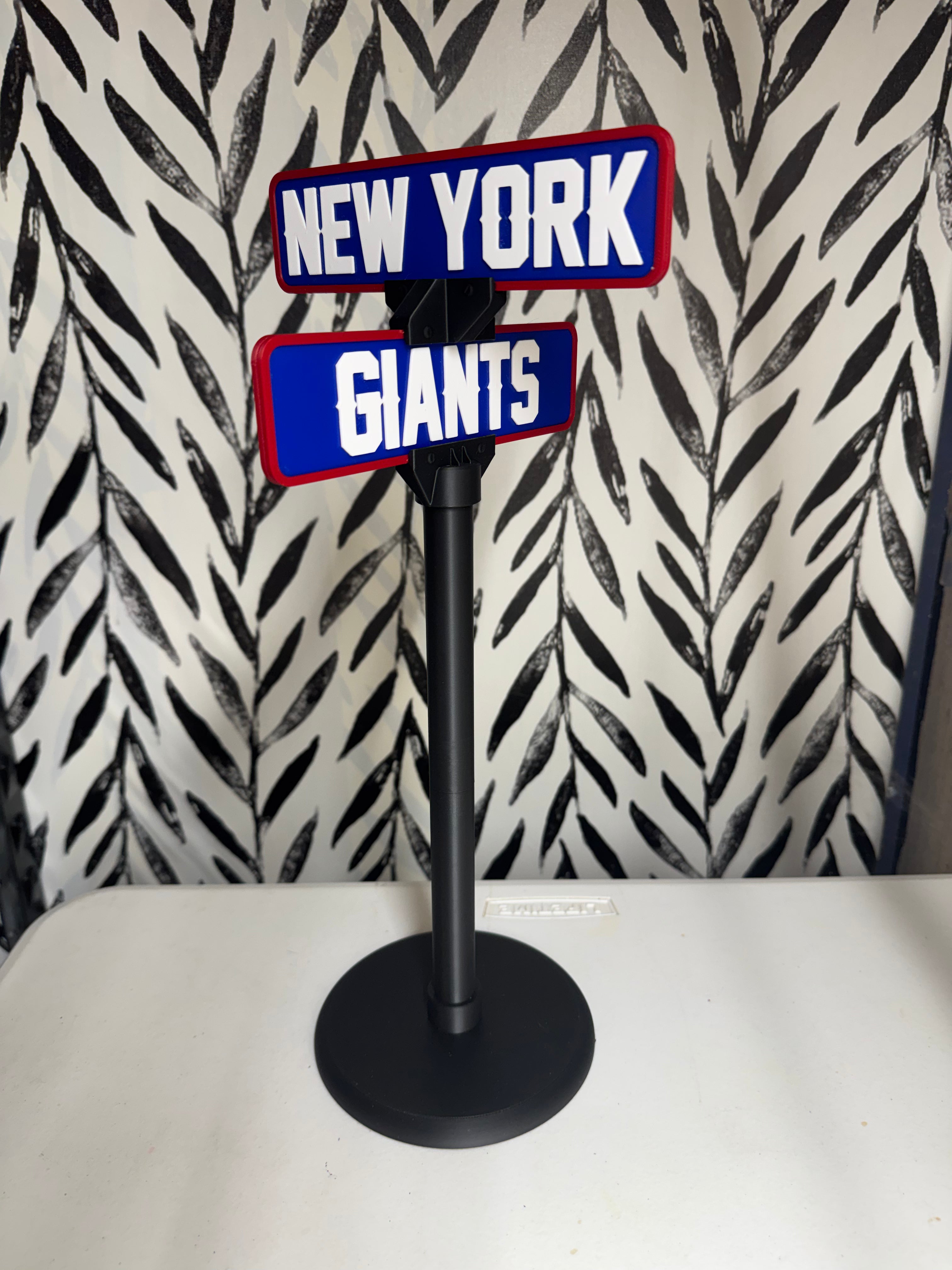 3D Printed Football Street Sign