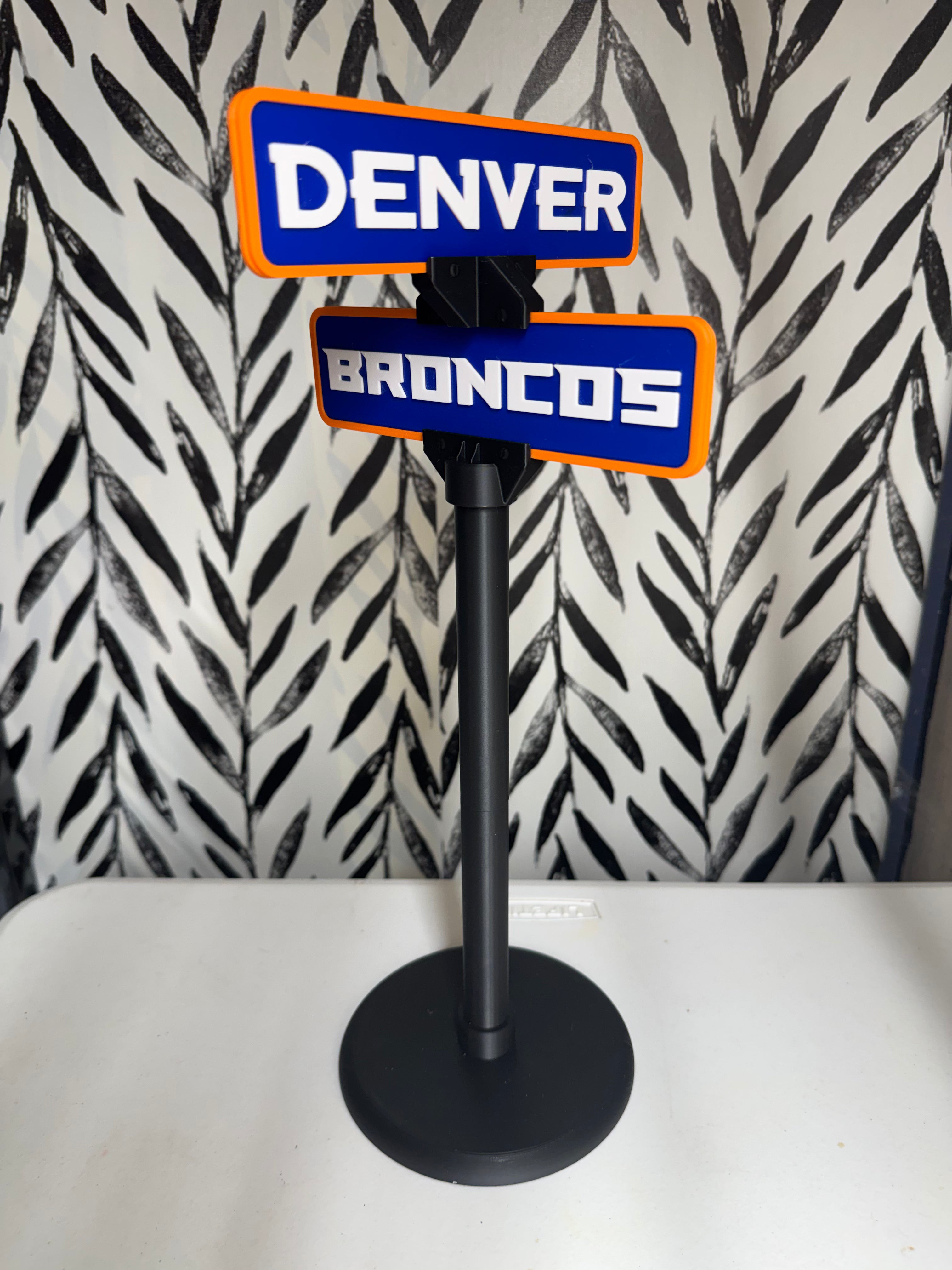 3D Printed Football Street Sign