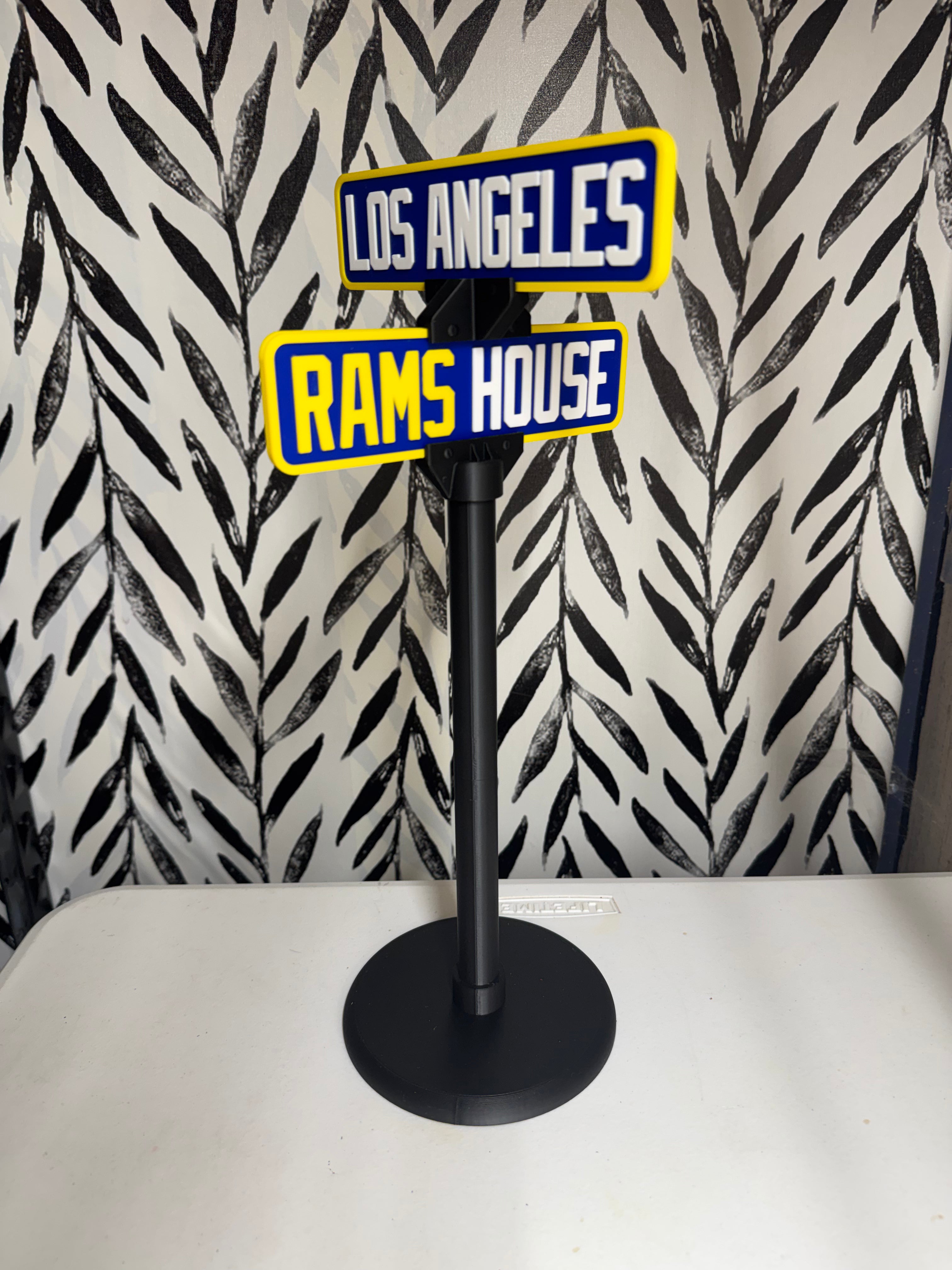 3D Printed Football Street Sign